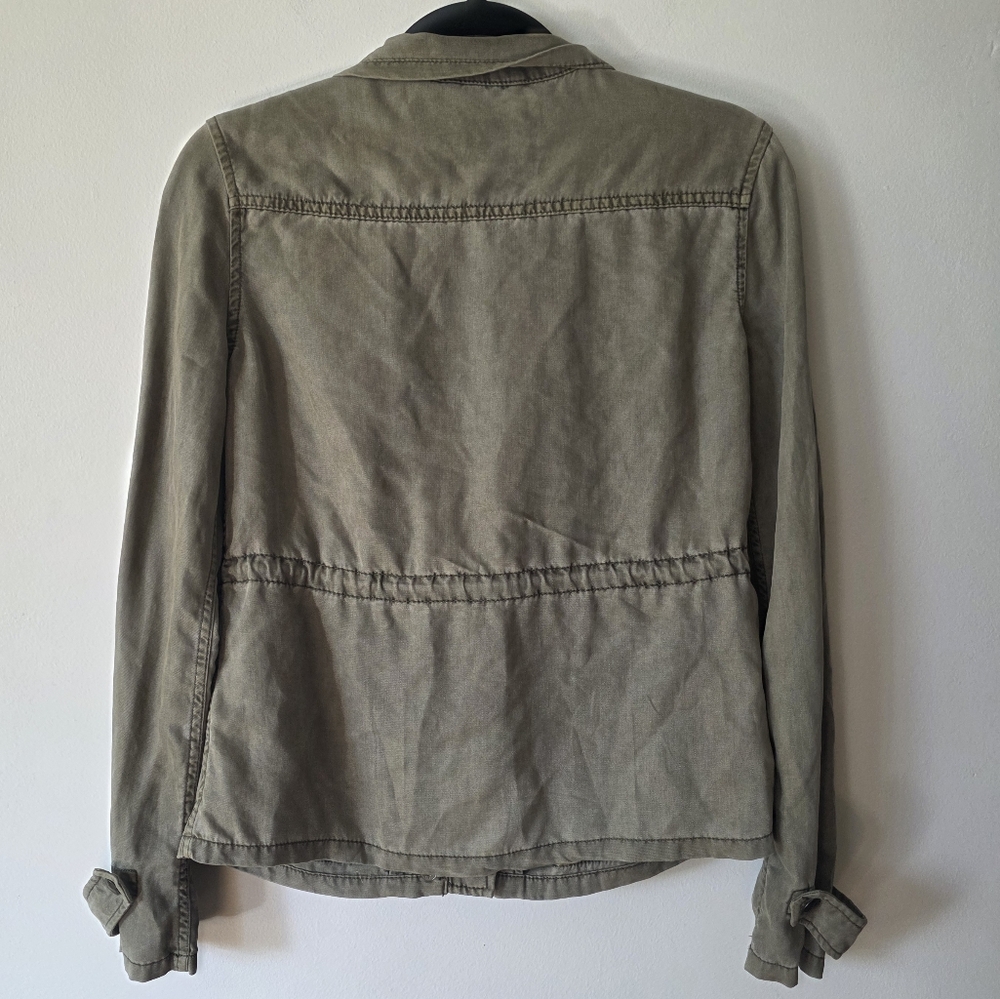 Talula Olive Green Utility Jacket Aritzia Cargo Military - Picture 4 of 7